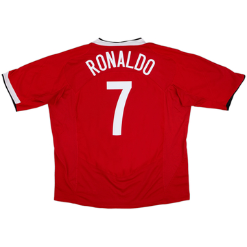 2004-06 Manchester United Home Shirt Ronaldo #7 - 8/10 - (3XL)