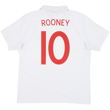2009-10 England 'World Cup South Africa 2010' Home Shirt Rooney #10 - 7/10 - (L)