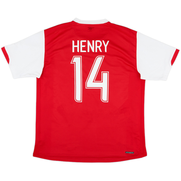 2006-08 Arsenal Home Shirt Henry #14 - 6/10 - (L)