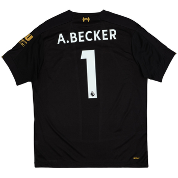 2019-20 Liverpool GK Shirt A.Becker #1 - 7/10 - (L)