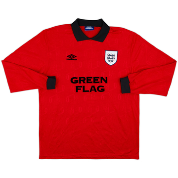 1996-98 England Umbro Training L/S Shirt #11 - 8/10 - (XL)