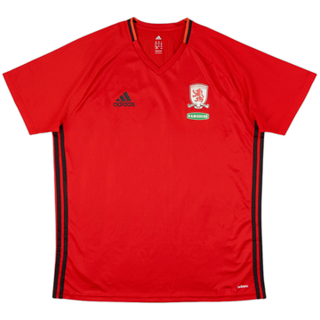 2016-17 Middlesbrough adizero Training Shirt - 9/10 - (XL)