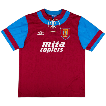 1992-93 Aston Villa Home Shirt - 10/10 - (XL)