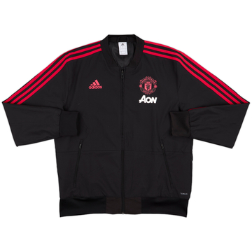 2018-19 Manchester United adidas Track Jacket - 8/10 - (L)