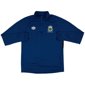 2016-17 Linfield Umbro 1/4 Zip Drill Top - 9/10 - (L)