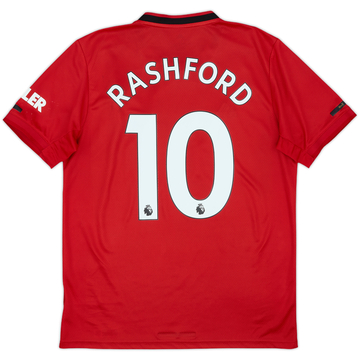 2019-20 Manchester United Home Shirt Rashford #10 - 6/10 - (M)