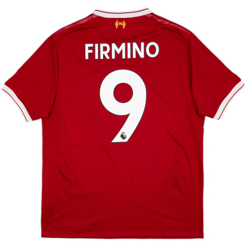 2017-18 Liverpool 125 Years Home Shirt Firmino #9 - 8/10 - (M)