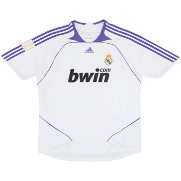 2007-08 Real Madrid Home Shirt - 7/10 - (XL)