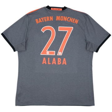 2016-17 Bayern Munich Away Shirt Alaba #27 - 10/10 - (XL)