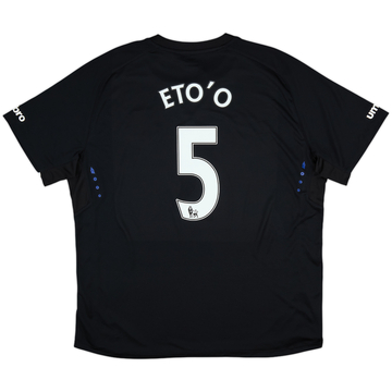 2014-15 Everton Away Shirt Eto'o #5 (XXL)