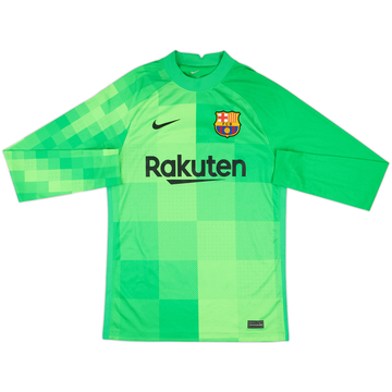 2021-22 Barcelona GK Shirt - 8/10 - (S)