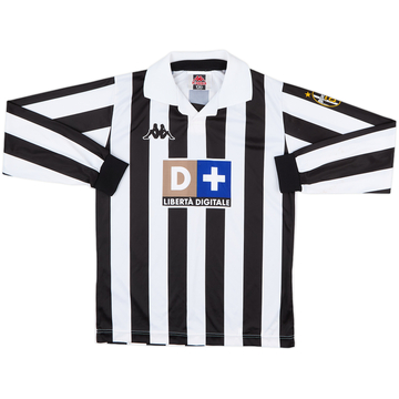 1998-99 Juventus Basic Home L/S Shirt - 5/10 - (XL.Boys)