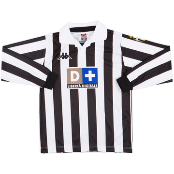 1998-99 Juventus Home L/S Shirt #9 - 6/10 - (XL.Boys)