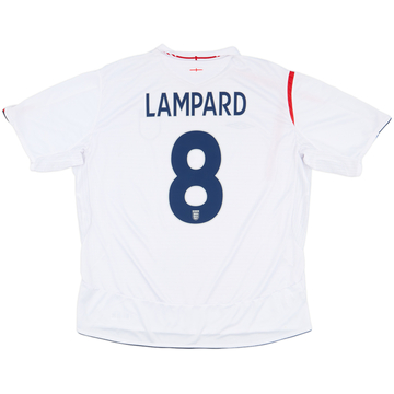 2005-07 England Home Shirt Lampard #8 - 5/10 - (3XL)
