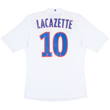 2013-14 Lyon Home Shirt Lacazette #10 - 7/10 - (M)