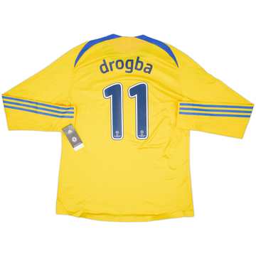 2008-09 Chelsea Player Issue Third L/S Shirt Drogba #11 (XL)