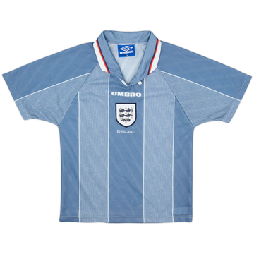 1996-97 England Away Shirt - 8/10 - (L.Boys)
