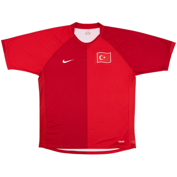 2006-08 Turkey Home Shirt - 9/10 - (L)