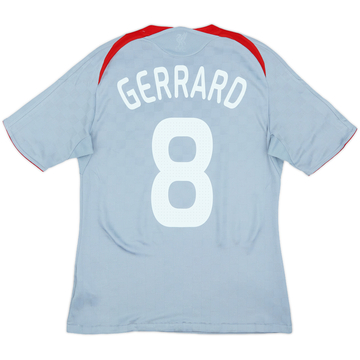 2008-09 Liverpool Away Shirt Gerrard #8 - 5/10 - (S)