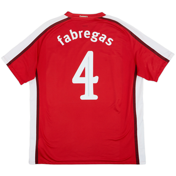2008-10 Arsenal Home Shirt Fabregas #4 - 5/10 - (XL)