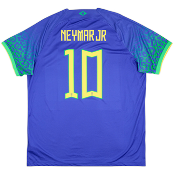 2022-23 Brazil Away Shirt Neymar #10 - 8/10 - (XXL)
