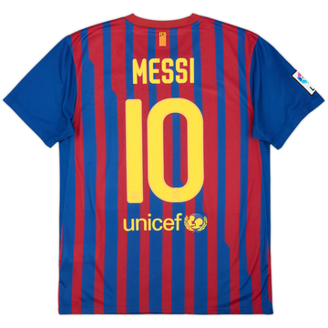 2011-12 Barcelona Home Shirt Messi #10 - 6/10 - (M)