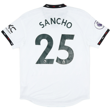 2022-23 Manchester United Authentic Away Shirt Sancho #25 - 7/10 - (M)