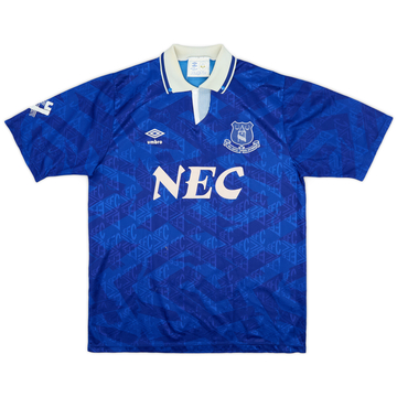 1991-93 Everton Home Shirt - 6/10 - (XL)