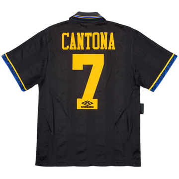 1993-95 Manchester United Away Shirt Cantona #7 - 8/10 - (S)