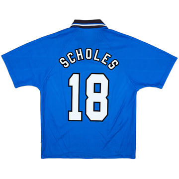 1996-98 Manchester United Third Shirt Scholes #18 - 9/10 - (M)
