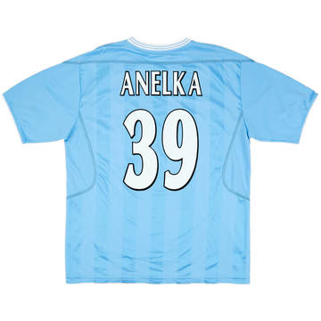 2003-04 Manchester City Home Shirt Anelka #39 - 8/10 - (L)