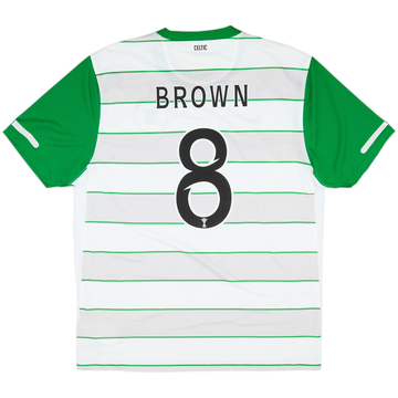 2011-12 Celtic Away Shirt Brown #8 - 10/10 - (L)