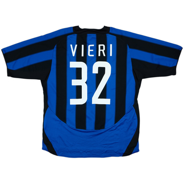 2003-04 Inter Milan Home Shirt Vieri #32 - 6/10 - (XXL)
