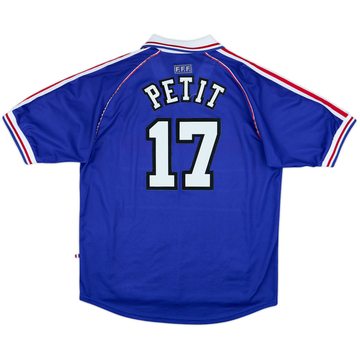 1998-00 France Home Shirt Petit #17 - 7/10 - (L)