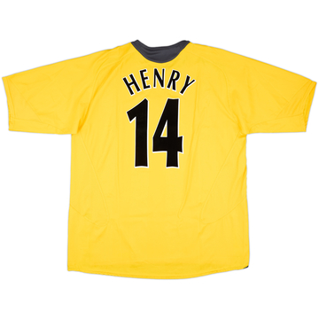 2005-06 Arsenal Away Shirt Henry #14 - 6/10 - (XXL)