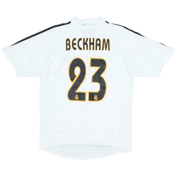 2003-04 Real Madrid Home Shirt Beckham #23 - 8/10 - (S)