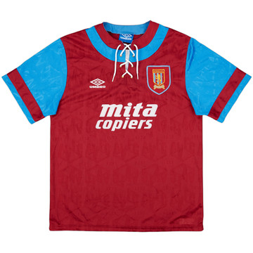 1992-93 Aston Villa Home Shirt - 9/10 - (L)