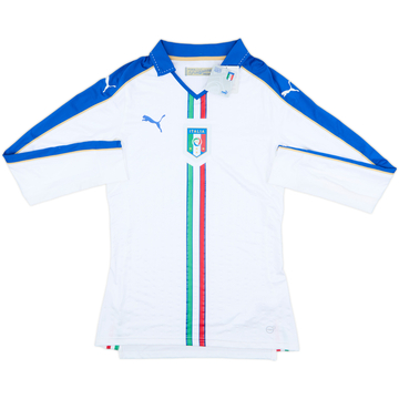 2016-17 Italy Player Issue Away L/S Shirt (L)