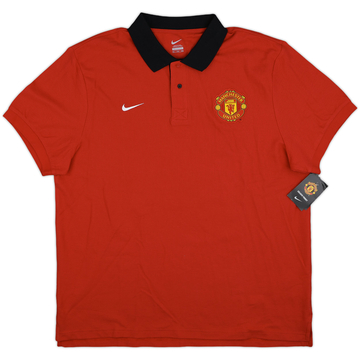 2012-13 Manchester United Nike Polo Shirt (XXL)