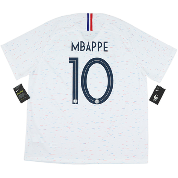 2018 France Away Shirt Mbappe #10 (XXL)