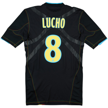 2010-11 Olympique Marseille Player Issue TechFit Third Shirt Lucho #8 (M)
