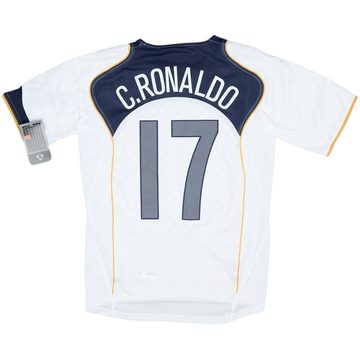 2004-06 Portugal Player Issue Away Shirt C.Ronaldo #17 (S)