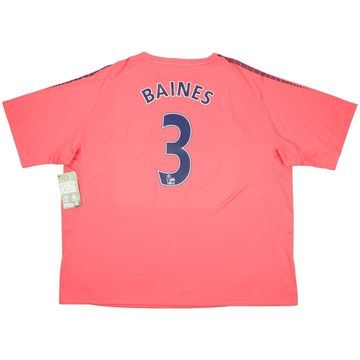 2010-11 Everton Away Shirt Baines #3 (3XL)