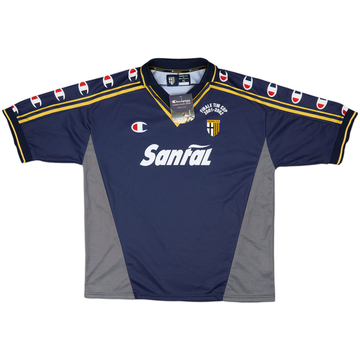 2001-02 Parma 'Signed' Finale TIM Cup Third Shirt (XL)