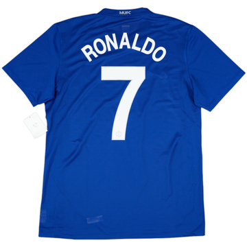 2008-09 Manchester United Player Issue Third Shirt Ronaldo #7 (XL)