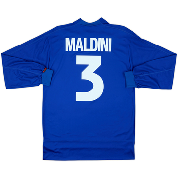 1998-99 Italy Home L/S Shirt Maldini #3 (S)