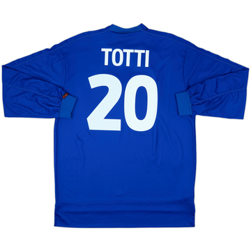 1998-99 Italy Home L/S Shirt Totti #20 (XL)
