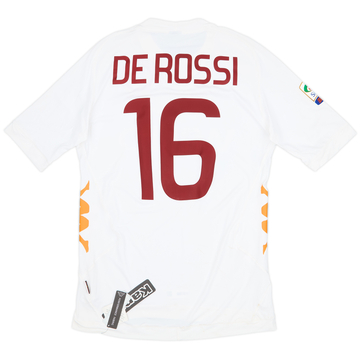 2011-12 Roma Away Shirt De Rossi #16 (L)
