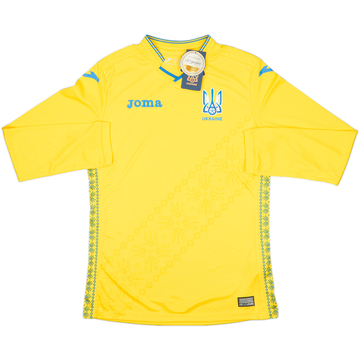 2018-20 Ukraine Home L/S Shirt (S)