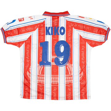 1996-97 Atletico Madrid Home Shirt Kiko #19 (M)